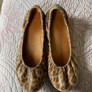 Tieks leopard print size 9